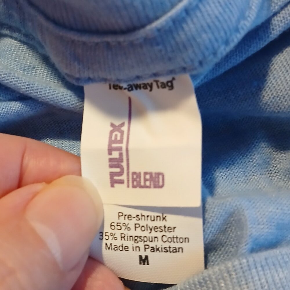 Women;s UCLA  Light Blue Spirit  Squad Short Sleeve  Tee SZ M - Picture 5 of 6